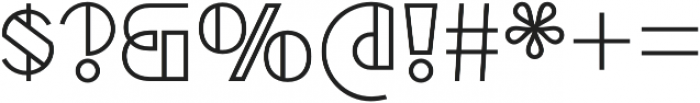 Borotello Bold otf (700) Font OTHER CHARS
