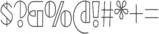 Borotello Condensed Regular otf (400) Font OTHER CHARS