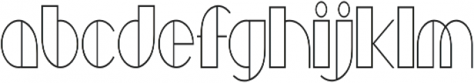 Borotello Condensed Regular otf (400) Font LOWERCASE