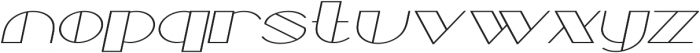 Borotello Expanded Italic otf (400) Font LOWERCASE