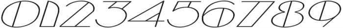 Borotello Extra-expanded Italic otf (400) Font OTHER CHARS