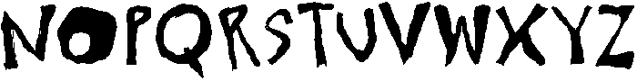 Borrok Typeface Regular otf (400) Font UPPERCASE