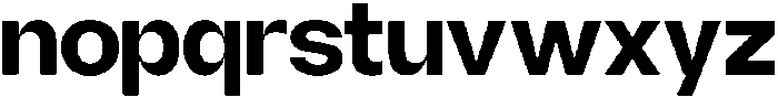 Borscha Bold otf (700) Font LOWERCASE