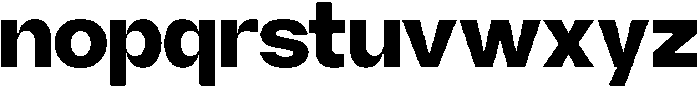 Borscha Extra Bold otf (700) Font LOWERCASE