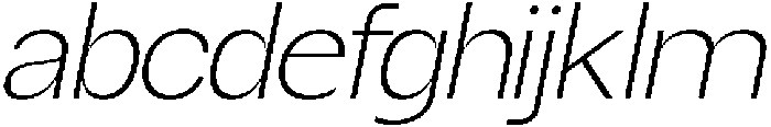 Borscha Extra Light Italic otf (200) FONT
