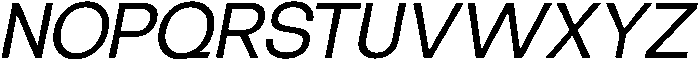 Borscha Italic otf (400) Font UPPERCASE