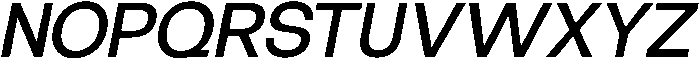 Borscha Medium Italic otf (500) Font UPPERCASE