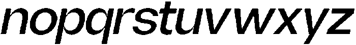 Borscha Medium Italic otf (500) Font LOWERCASE