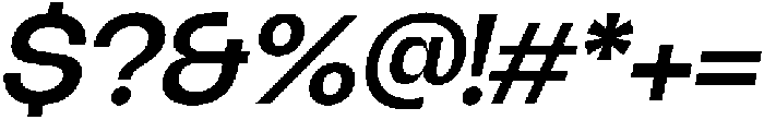 Borscha Semi Bold Italic otf (600) Font OTHER CHARS