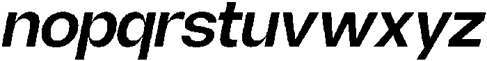 Borscha Semi Bold Italic otf (600) Font LOWERCASE