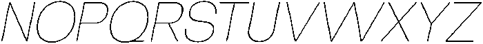 Borscha Thin Italic otf (100) Font UPPERCASE