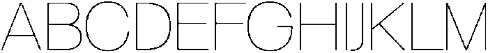 Borscha Thin otf (100) Font UPPERCASE