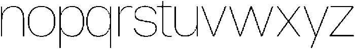 Borscha Thin otf (100) Font LOWERCASE