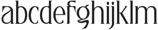 Borteks Regular otf (400) Font LOWERCASE