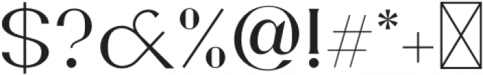 Bosch Regular otf (400) Font OTHER CHARS