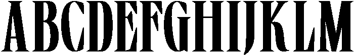 Boserich-Bold otf (700) Font UPPERCASE