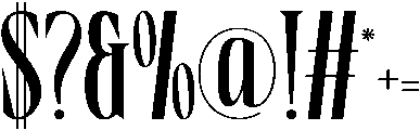 Boserich-Regular otf (400) Font OTHER CHARS