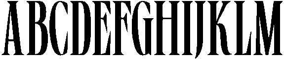 Boserich-Regular otf (400) Font UPPERCASE
