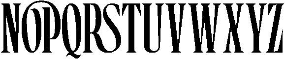 Boserich-Regular otf (400) Font UPPERCASE