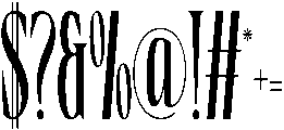 Boserich-Thin otf (100) Font OTHER CHARS
