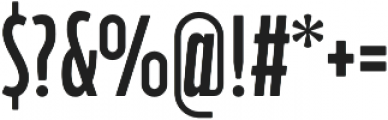 Bosphorus 20 Compressed 24 Medium otf (500) Font OTHER CHARS