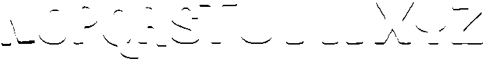 Bosque ShadowOne otf (400) Font UPPERCASE