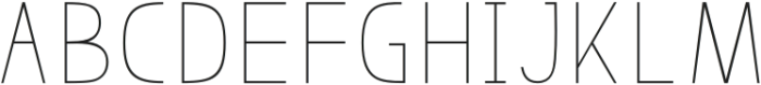 Bosque Thin Regular otf (100) Font LOWERCASE