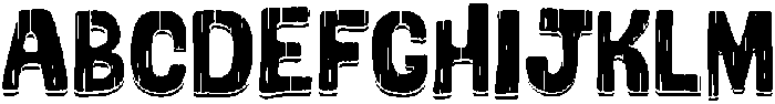 Bosque WoodShadow otf (400) Font UPPERCASE