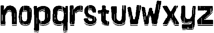 Bosque WoodShadow otf (400) Font LOWERCASE