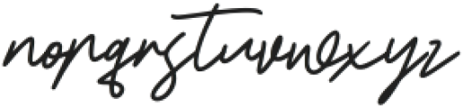 Boss Signature otf (400) Font LOWERCASE