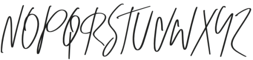 Bossy Winstone Regular otf (400) Font UPPERCASE