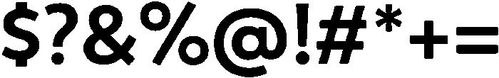 Boston Bold otf (700) Font OTHER CHARS