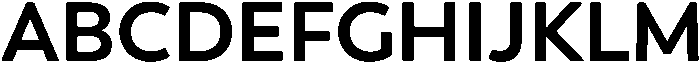 Boston Bold otf (700) Font UPPERCASE