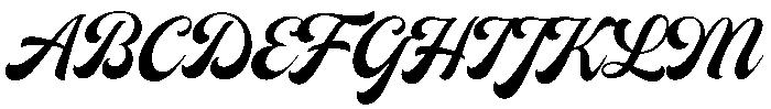 Boston Regular otf (400) Font UPPERCASE
