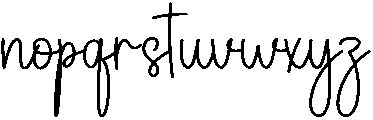 Boston Regular otf (400) Font LOWERCASE