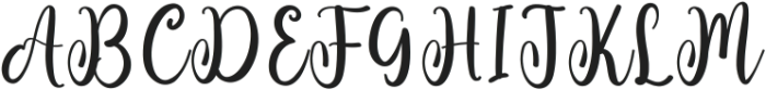 Boston Regular ttf (400) Font UPPERCASE