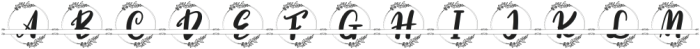 Botanic Monogram 2 Regular otf (400) Font UPPERCASE