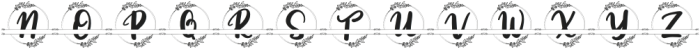 Botanic Monogram 2 Regular otf (400) Font UPPERCASE