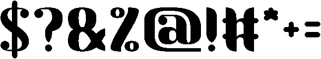 Botanical Garden otf (400) Font OTHER CHARS