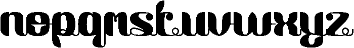 Botanical Garden otf (400) Font LOWERCASE