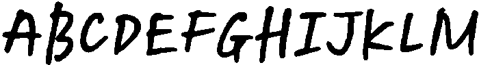 Botanicale Bold otf (700) Font UPPERCASE