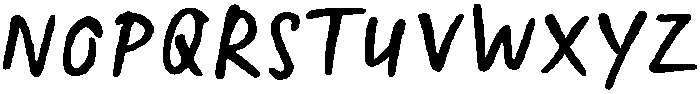 Botanicale Bold otf (700) Font UPPERCASE