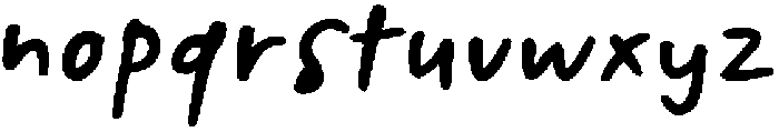 Botanicale Bold otf (700) Font LOWERCASE