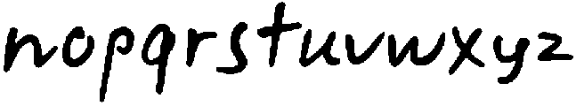 Botanicale Regular Alt otf (400) Font LOWERCASE