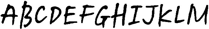 Botanicale Regular otf (400) Font UPPERCASE