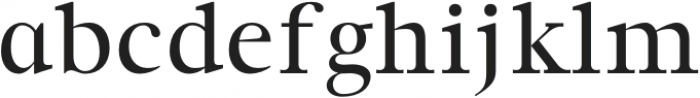 Botic regular otf (400) Font LOWERCASE