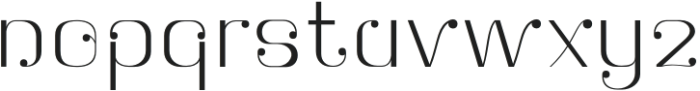 Botuna Extra Light otf (200) Font LOWERCASE