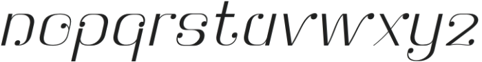 Botuna Light Slanted otf (300) Font LOWERCASE