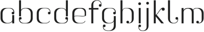 Botuna Light otf (300) Font LOWERCASE