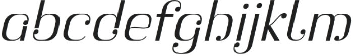 Botuna Medium Slanted otf (500) Font LOWERCASE